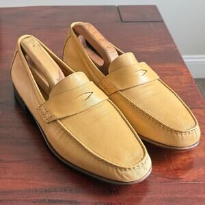 Bruno Magli Penny Loafers shoes  taupe tan soft leather Felippo size 12